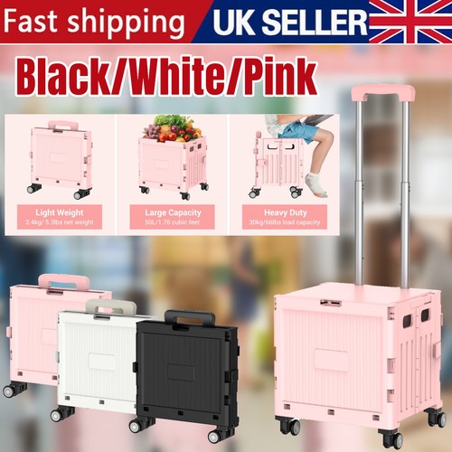 Folding shopping trolley box - shopping,