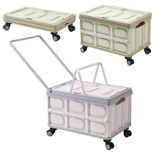 Rolling folding storage box - storage,