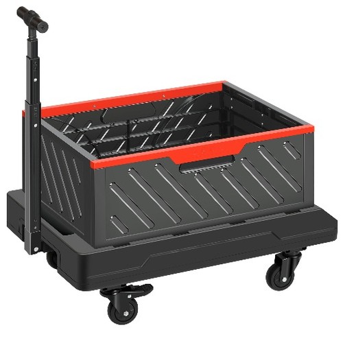 Foldable trolley crate - trolley, boot