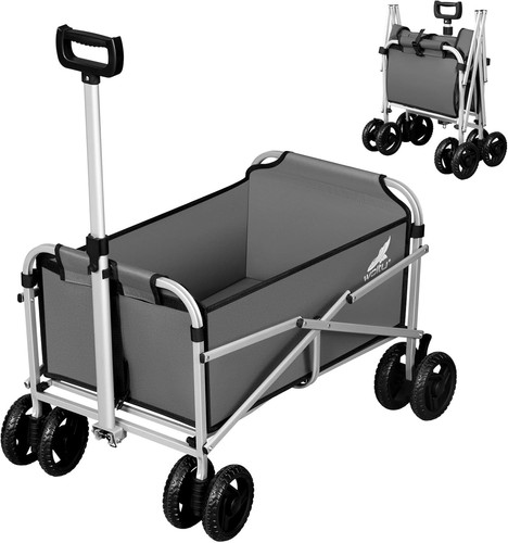Folding garden trolley wagon - folding,