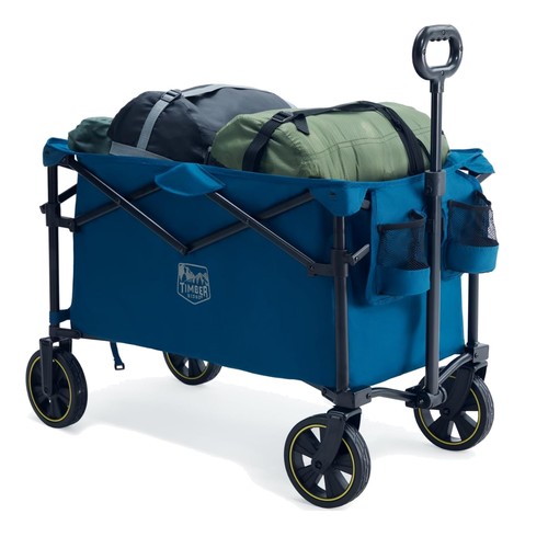 Folding camping trolley - folding,