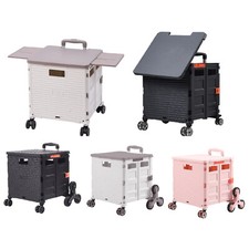 55L Rolling Shopping Trolley