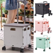 Foldable Trolley Boot Cart 4/8