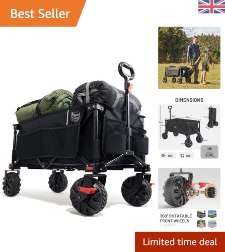 200l folding beach trolley - 200l,