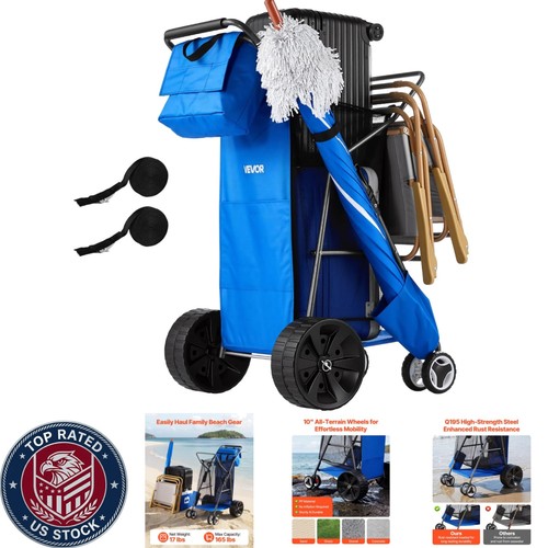 All terrain beach cart 165lbs - cart,